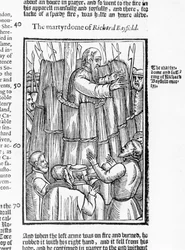 Il martirio di Richard Bayfield (m.1531) da 